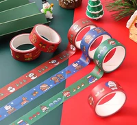 merry christmas masking tape for holiday washi tapes hand account material diy decoration for scrapbooking crafts wrapping