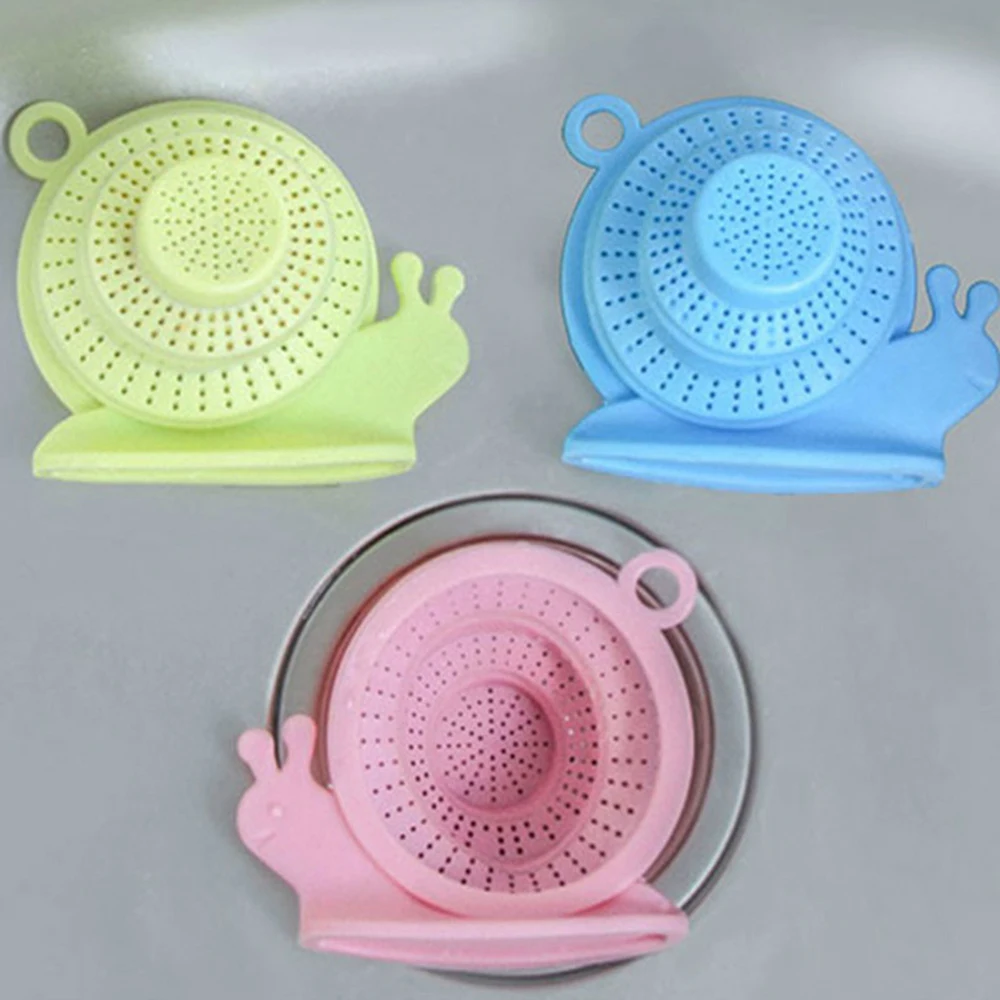 Кухонная раковина Канализация Дренаж анти штепсель в форме улитки складной