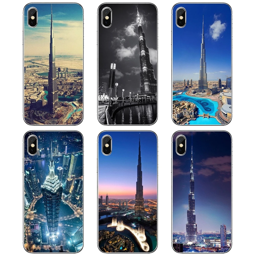 Мягкие чехлы для Sony Xperia XA Z3 Z5 XZ1 XZ2 Z Z1 Z2 compact M2 M4 M5 C4 C6 E3 T3 Burj-Khalifa-Tower-building-Dubai |