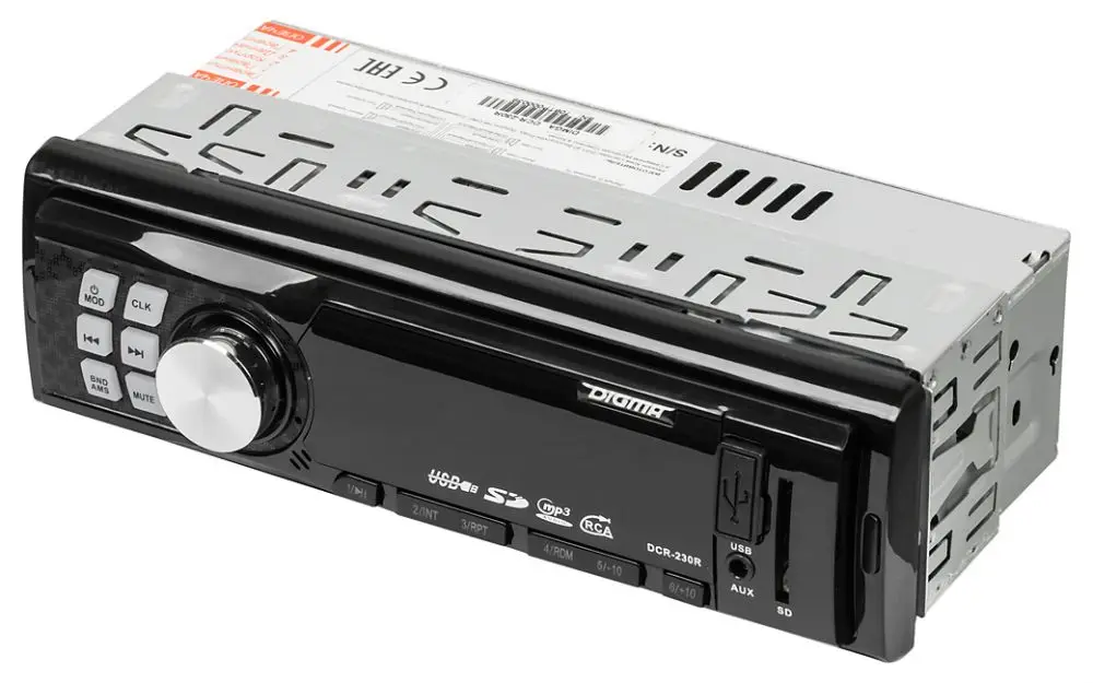 Автомагнитола digma dcr-230r 1din 4x45вт | Автомобили и мотоциклы