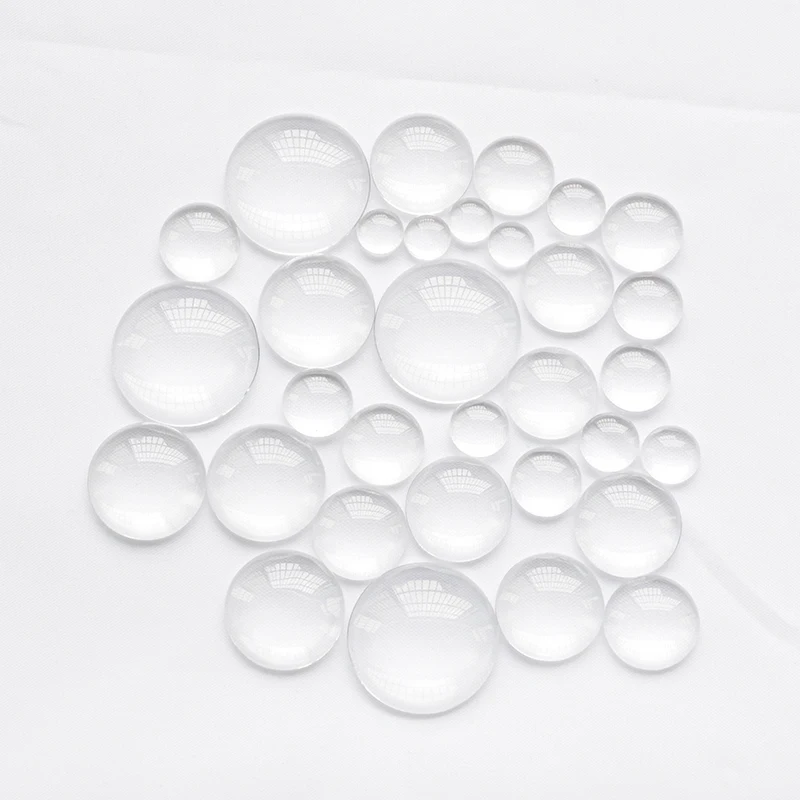 

Круглые прозрачные стеклянные разделители кабошона 6-30 мм, подходят для самостоятельного изготовления ювелирных украшений, аксессуаров, ша...