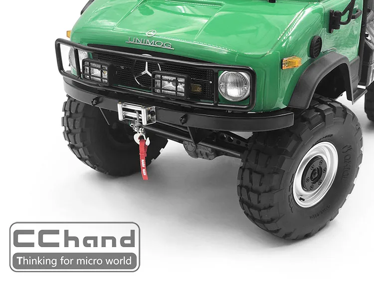 CChand металлический ранчо передний бампер для осевой SCX10 90075 UMG10 1/10 rc автомобиль