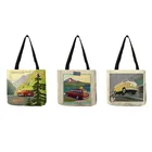 Сумка на плечо для покупок в японском стиле