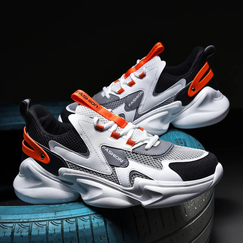 

Men Shoes Breathable Trainers Casual Shoes Man Sneakers Lace Up Thick Bottom Walking Shoes Men Chaussure Homme Zapatos Hombre