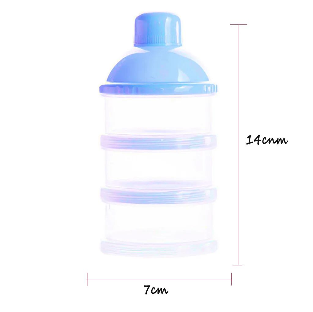 

Baby Portable Feeding Milk Powder Food Box Storage Food Bottle Container for Baby Kids Toddler Four Grid Baby Food Storage Box