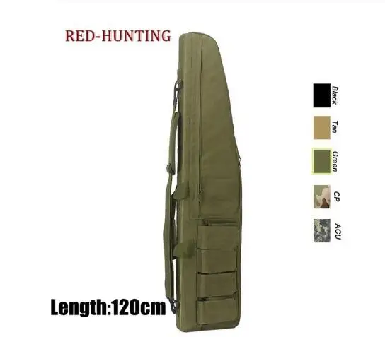 120cm green Airsoft gear тактический 120 см тяжелый пистолет скольжения коническая сумка для переноски винтовка Чехол сумка на плечо охотничий рюкзак сумки для охоты стрельба - Цвет: 120cm green