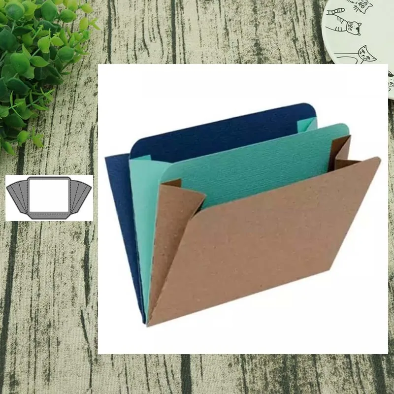 Металлические штампы аккордеон карманные штампованные украшение для