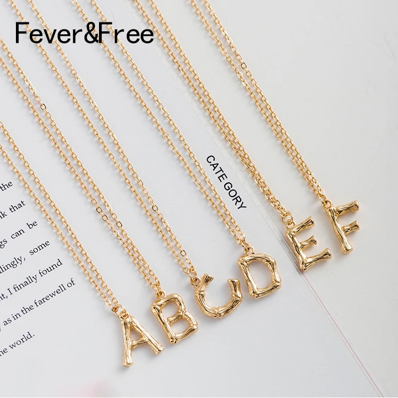 Романтическое женское ожерелье с табличкой Fever & Free длинная цепочка буквами