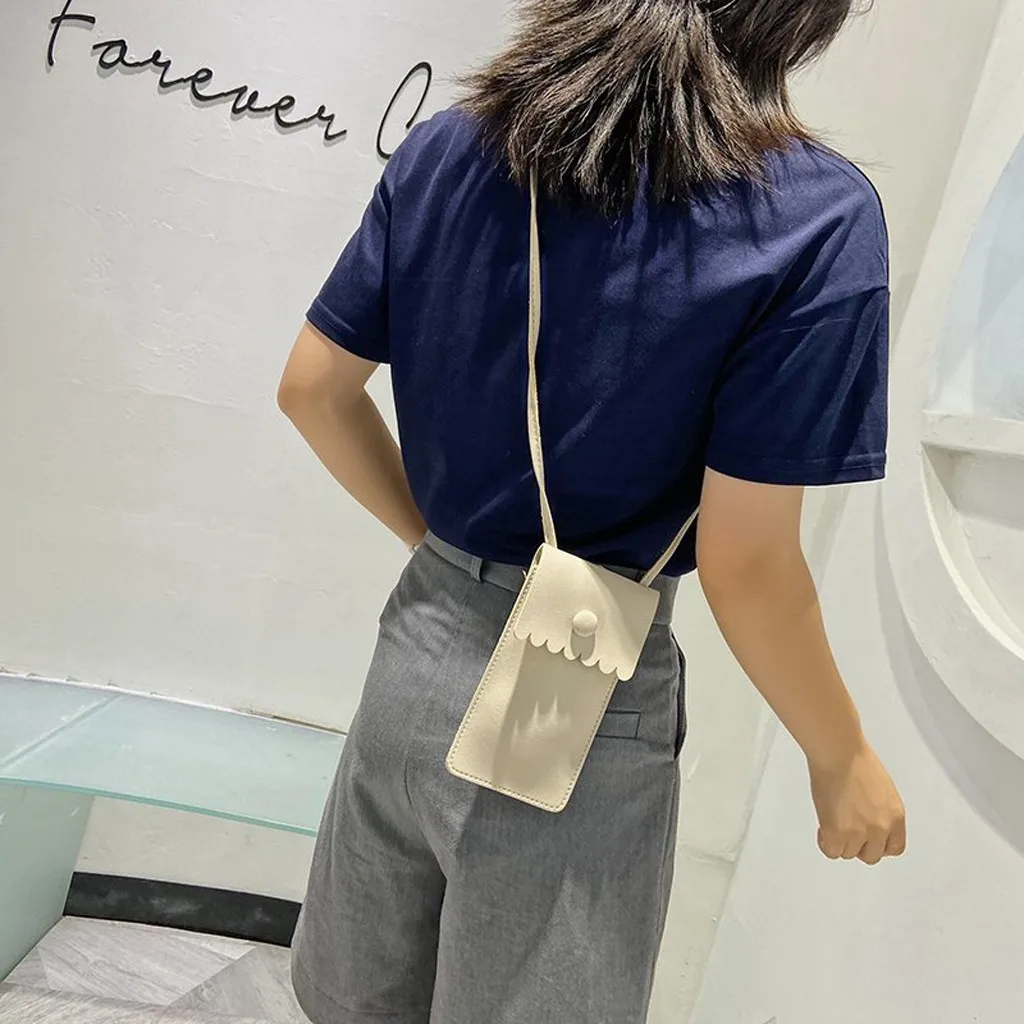 

Bags for women 2020 Fashion Women Solid Color HandBag Phone Bag Shoulder Bag Messenger Bag