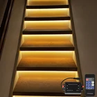 Светодиодная ленсветильник для лестницы, 14 шагов, теплый белый свет, 0,5 м