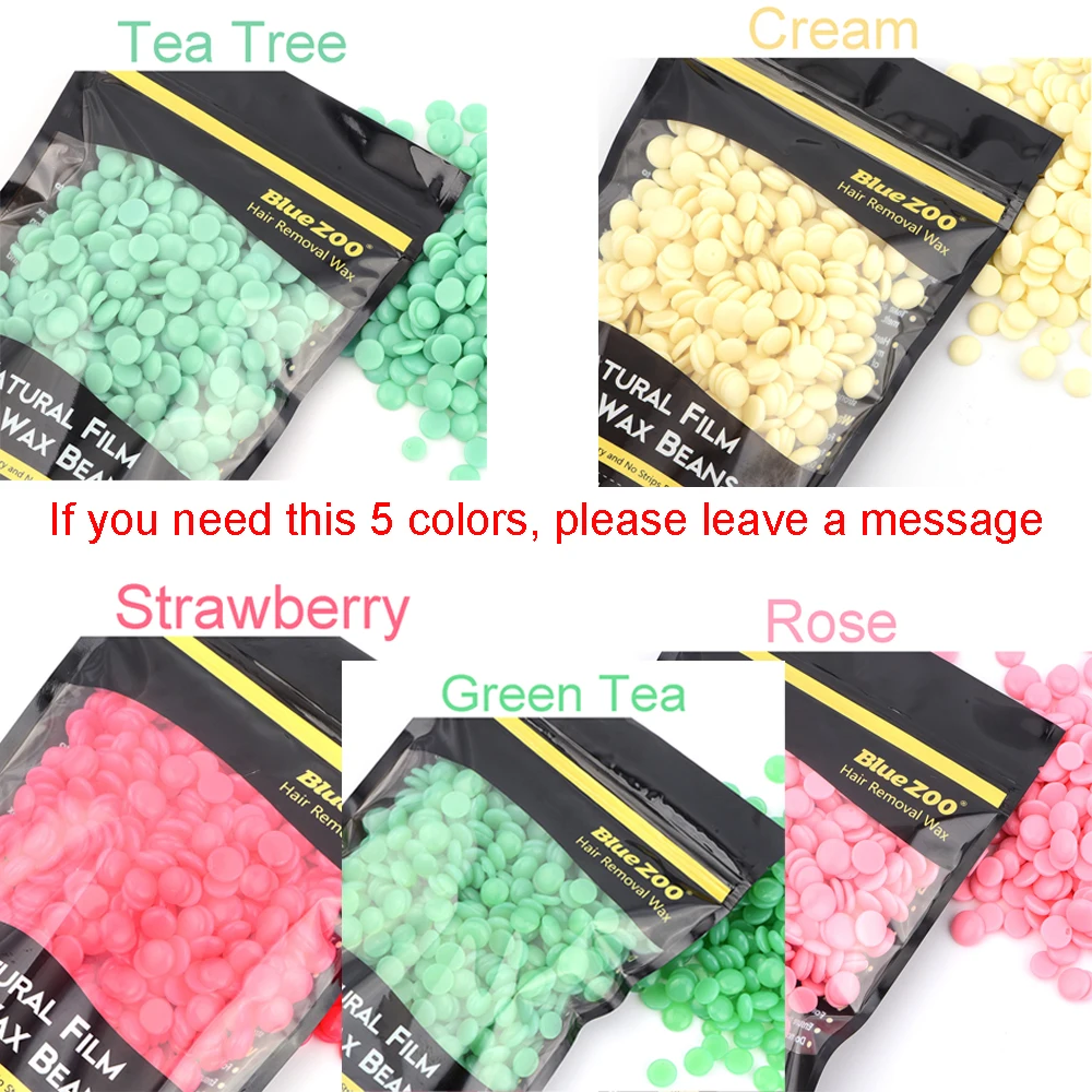 

250g/pack Wax Beans Body Beauty Solid Depilatory Hot Film Bean Bikini Face Hair Legs Arm Hair Removing Tool with Stick Unisex