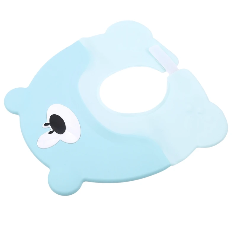 

Adjustable Bear Hair Wash Bath Hats Waterproof Ear Protection Eye Shampoo Cap Newborn Soft Silicone Shower Cap Kids Child