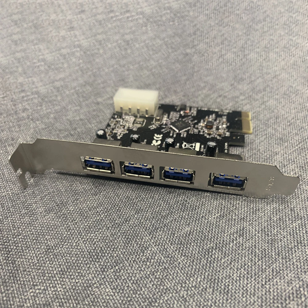Плата расширения PCI Express профессиональная с 4 портами Pcie на USB 3 0 5 Гбит/с |