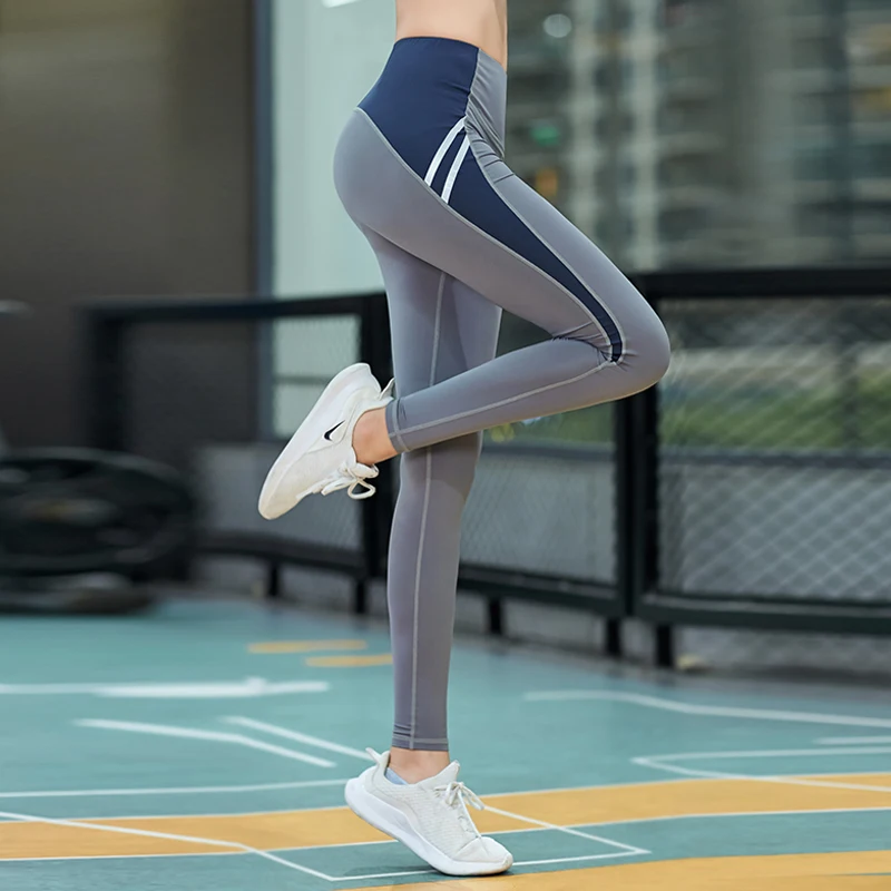 Спортивные Леггинсы для фитнеса женские высокоэластичные штаны йоги облегающие