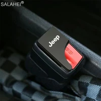 hidden car safety belt buckle plug eliminate seat alarm accessories for jeep renegade compass grand cherokee wrangler jk patriot