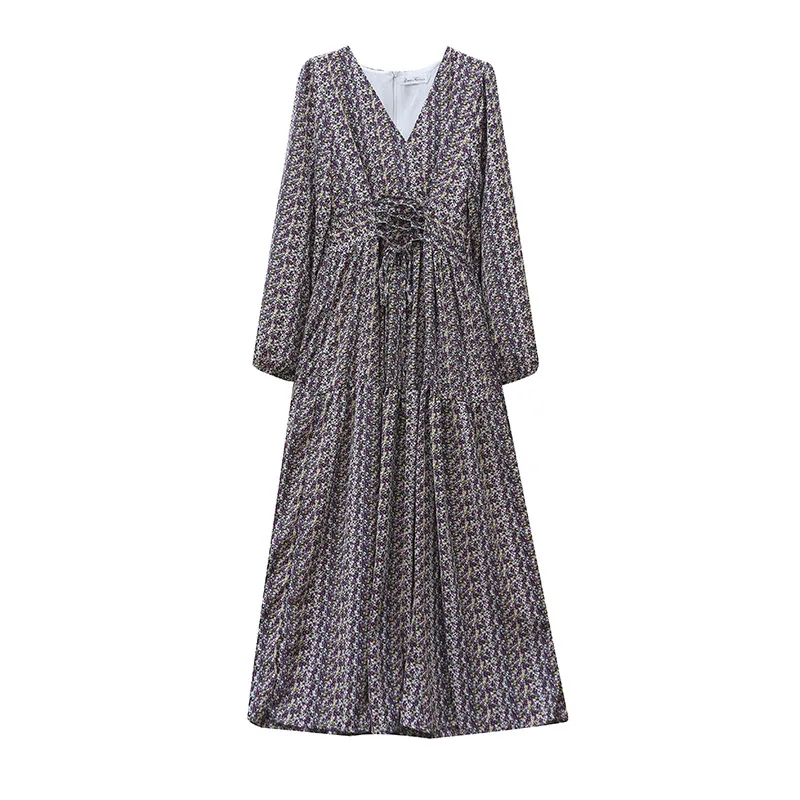 

2021 New Summer Holiday Fashion Plus Large Size Women Casual Dress Beach Wear Sexy Boho Floral Print Maxi Long Bohemian Dress