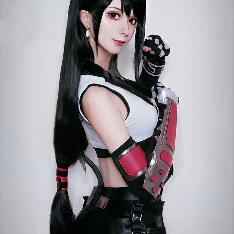 Final Fantasy VII Remakes Tifa Lockhart костюм для косплея популярная игра FF7 одежда на Хэллоуин