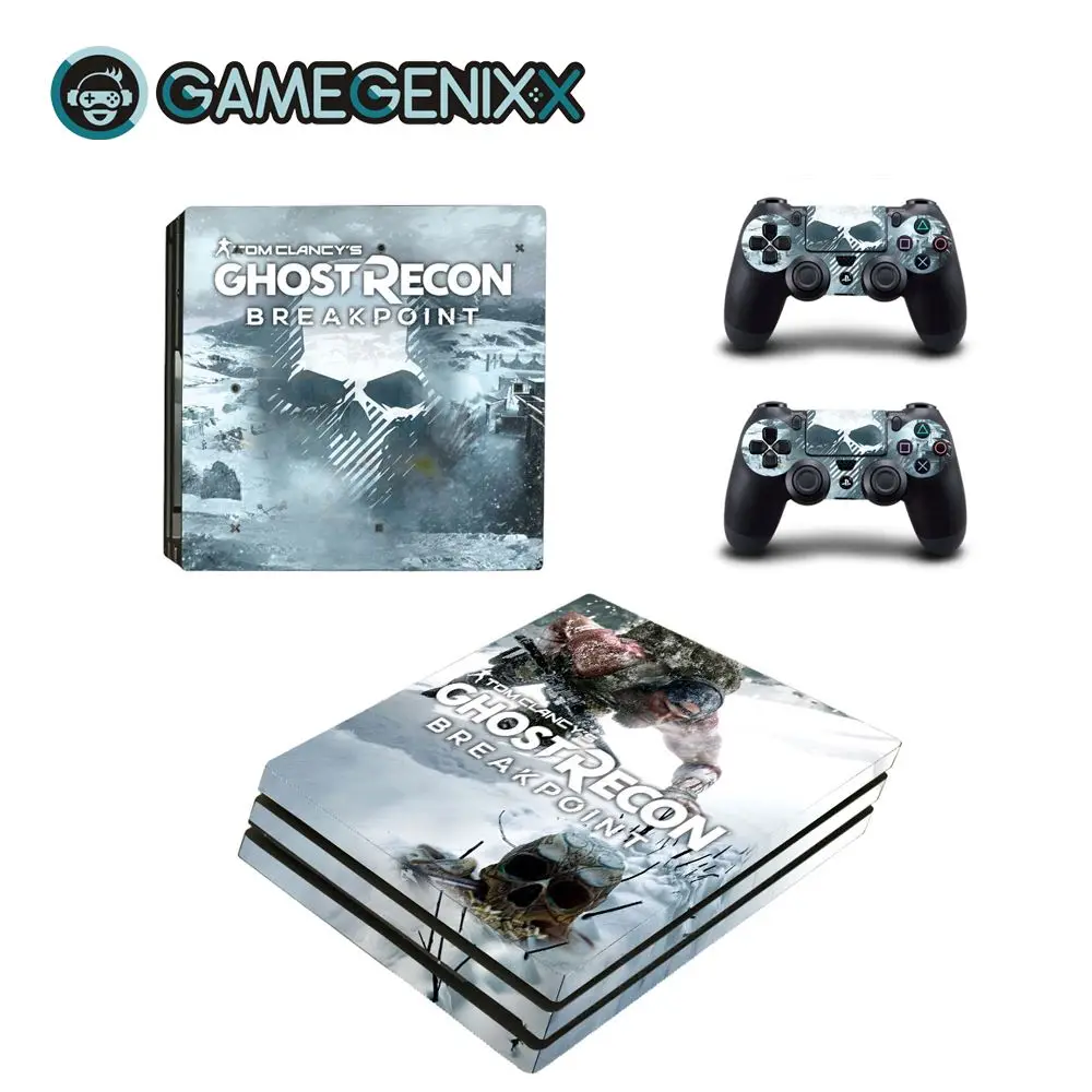 Кожаная наклейка GAMEGENIXX Съемный Виниловый чехол из ПВХ для консоли PS4 Pro и 2