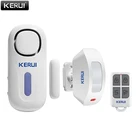 Датчик сигнализации KERUI для умного дома, дверей, окон, беспроводной детектор с пультом дистанционного управления для магазина