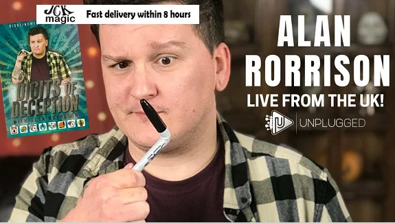 

2021 Alan Rorrison LIVE From the UK Magic Tricks