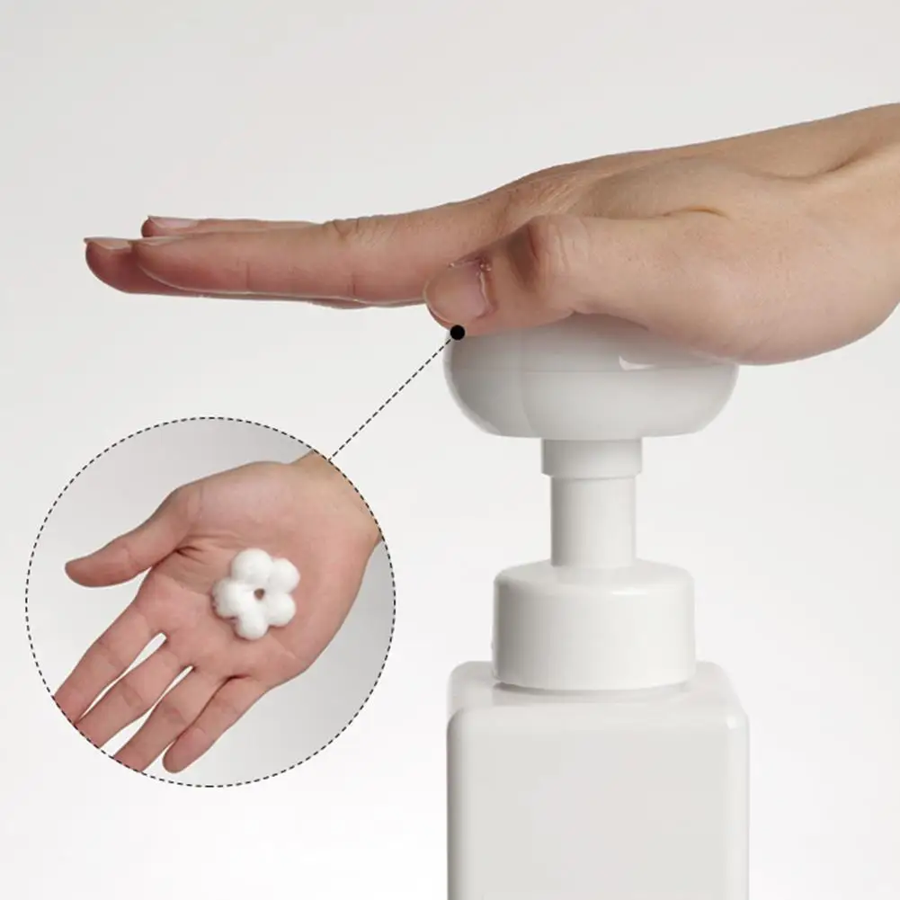 

Flower Foam Bottle Refillable Bathroom Hand Soap Shampoo Cosmetic Empty Bottle Cosmetic bottling