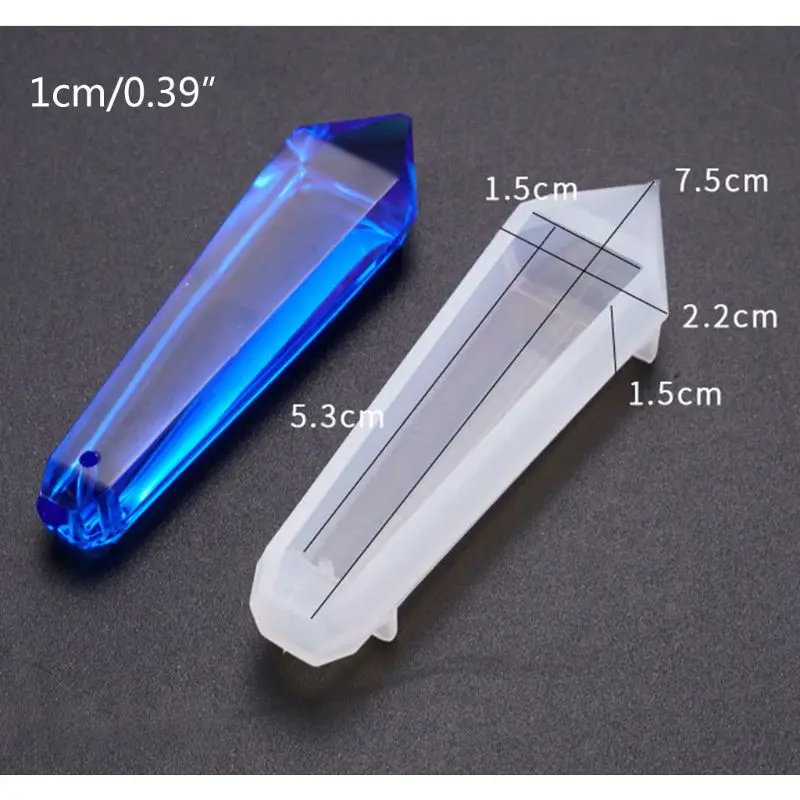 8 шт./компл. прозрачная эпоксидная форма сделай сам подвеска ожерелье украшения