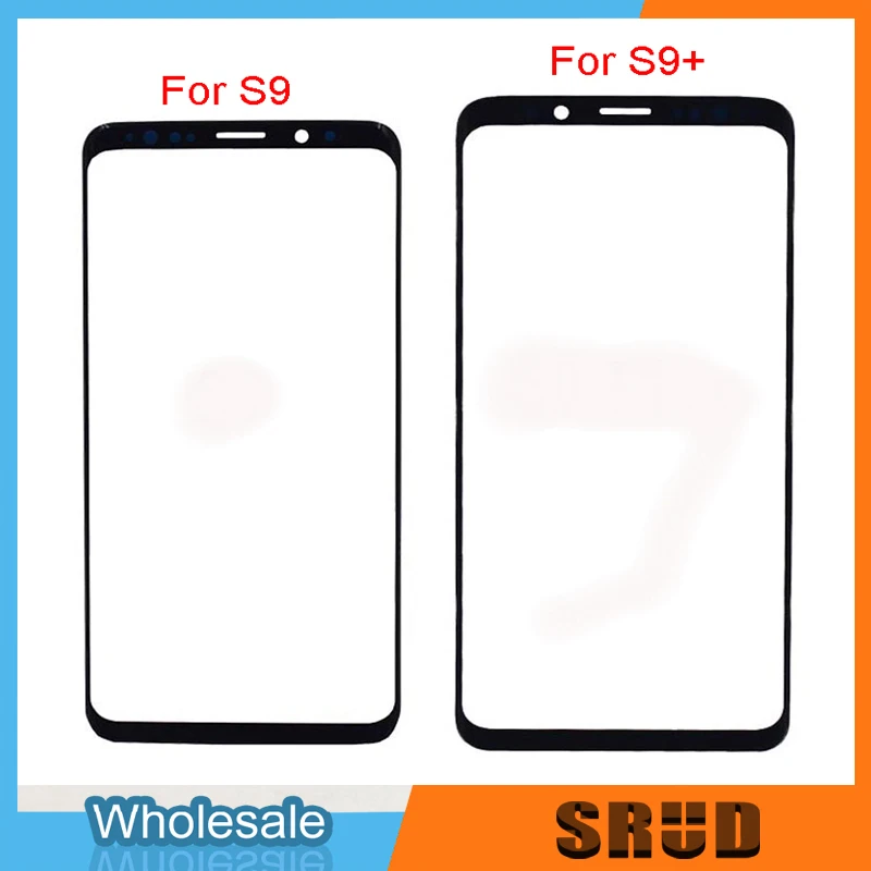 Изогнутое переднее внешнее стекло для экрана с клеем OCA Samsung Galaxy S8 Plus S9 S10 Note 8 9 10 S20 +