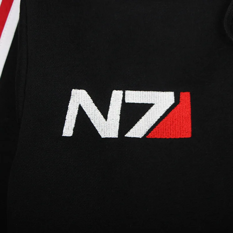 Костюм для косплея N7 MASS EFFECT толстовки с 3D принтом Мужское пальто куртка топы