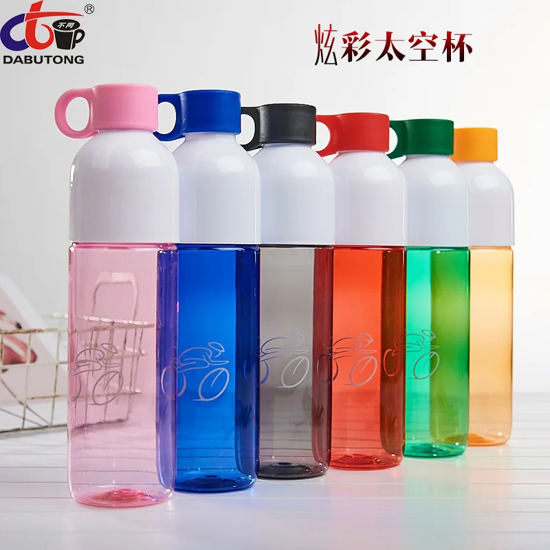 ПВХ 700 мл красочная боьшая чашка пластиковая бутылка для воды | Дом и сад