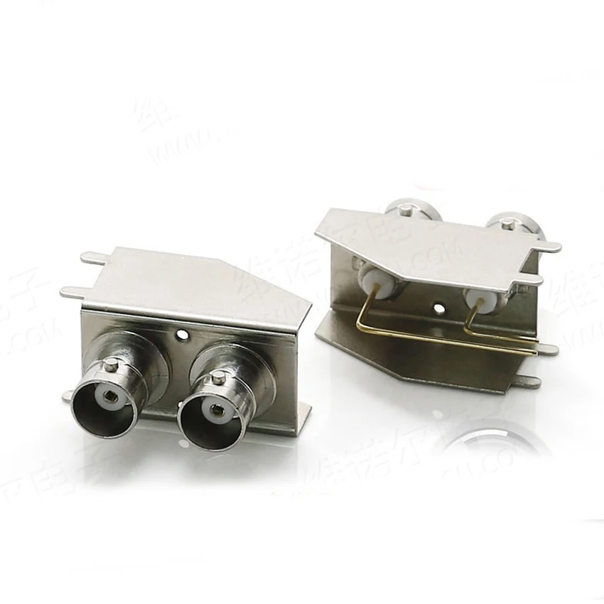 

5 шт./лот двойная гнездовая розетка BNC/коннектор коаксиальный адаптер с креплением на панели для мониторинга CCTV