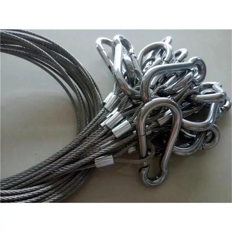 

10pcs Multifunctional Spring Snap Carabiner Quick Link Lock Ring Hook Carabiner Hooks Safety Buckle Marine Climbing Button Hooks