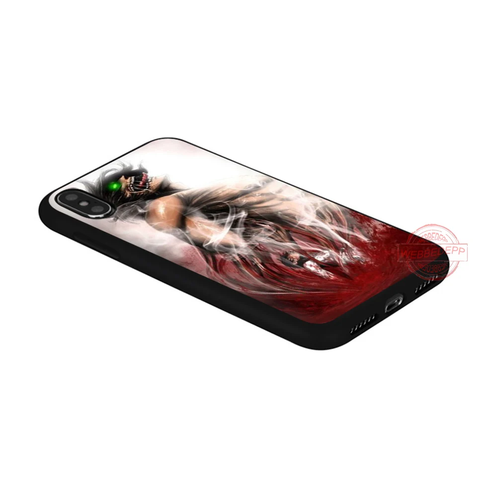 WEBBEDEPP Attack Titan Мягкий силиконовый чехол для телефона iPhone 5 6 7 8 Plus X XS XR max. 11 11peo 11proMax |