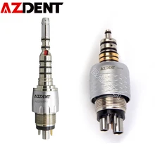 Azdent Dental Quick Coupling Coupler For Fiber Optic Handpiece LED Dental Quick Couple