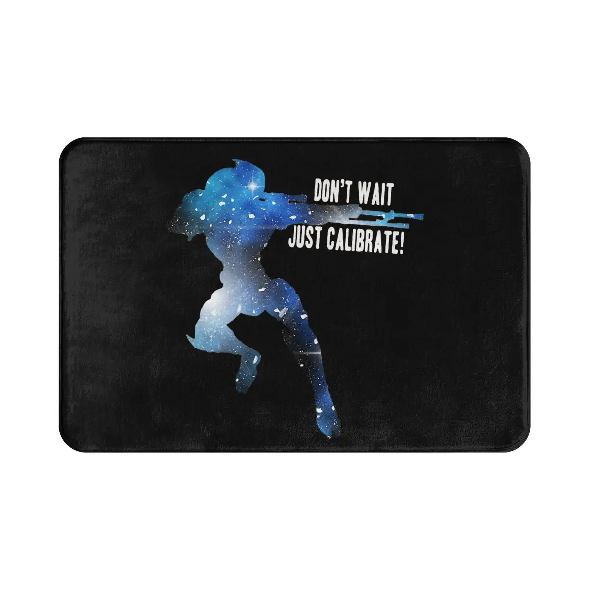 

Mass Effect Commander Shepard Game Non-slip Doormat Kitchen Mat Garrus Just Calibrate Floor Carpet Welcome Rug Bedroom Decor