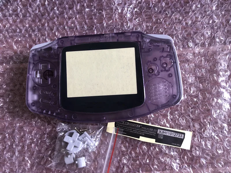 Рождественский Подарочный корпус для консоли Gameboy Advance чехол прозрачный