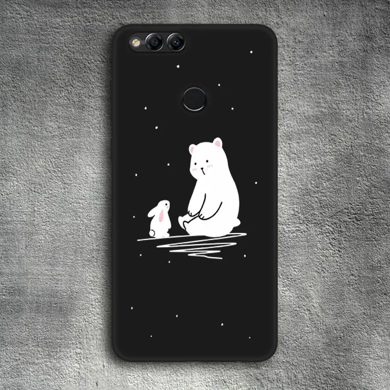 02 Тонкий чехол для телефона для Huawei Honor 6X 7C 7X 8X 8C цветной матовый защитный чехол для Honor 9 Lite 7A Pro Мягкий силиконовый чехол из ТПУ - Цвет: 02