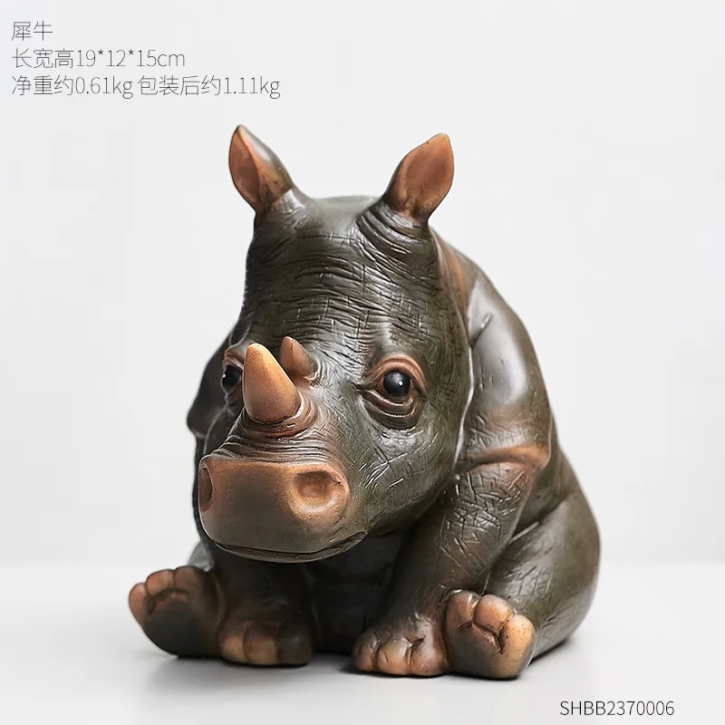 

Nordic style creative resin animal elephant ornaments indoor living room porch wine cabinet decoration crafts