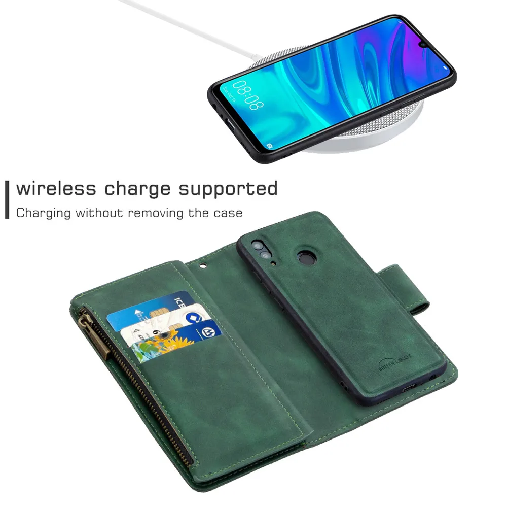 luxury leather case for xiaomi poco x3 m3 cc9 note10 redmi 8a 7a note 9 9s 8 8t 7 pro max zipper wallet cards phone bags cover free global shipping