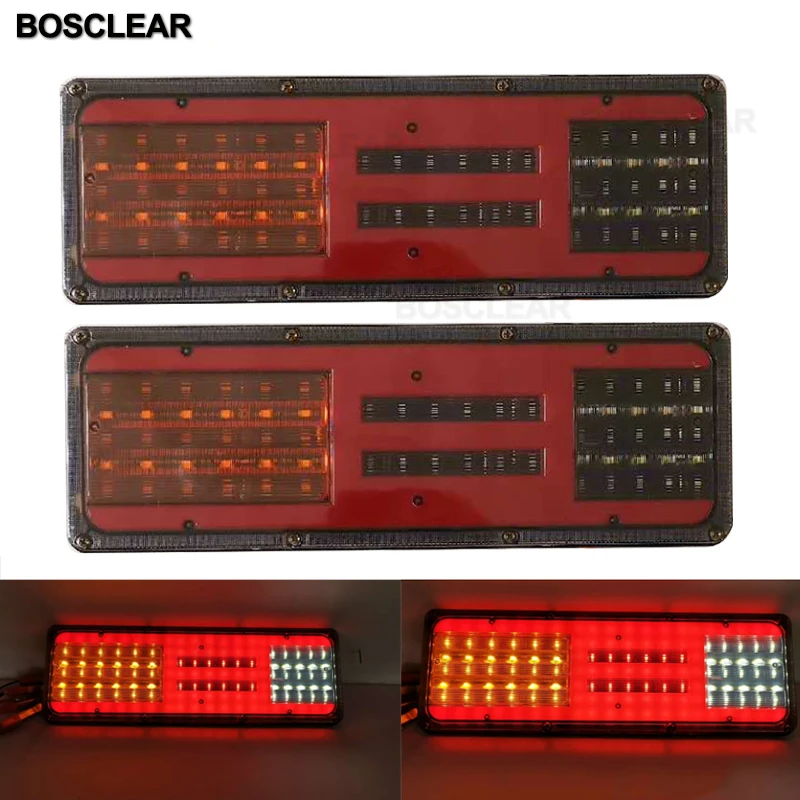 Прочный Водонепроницаемый 24V автомобиль грузовик светодиодный задний