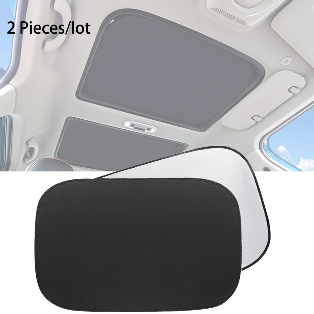 

Car Sunroof Shade Heat Isolate Auto Roof Sunshade Cover Foldable Anti-Mosquito For Mini Cooper Parasol Coche Visor Protector