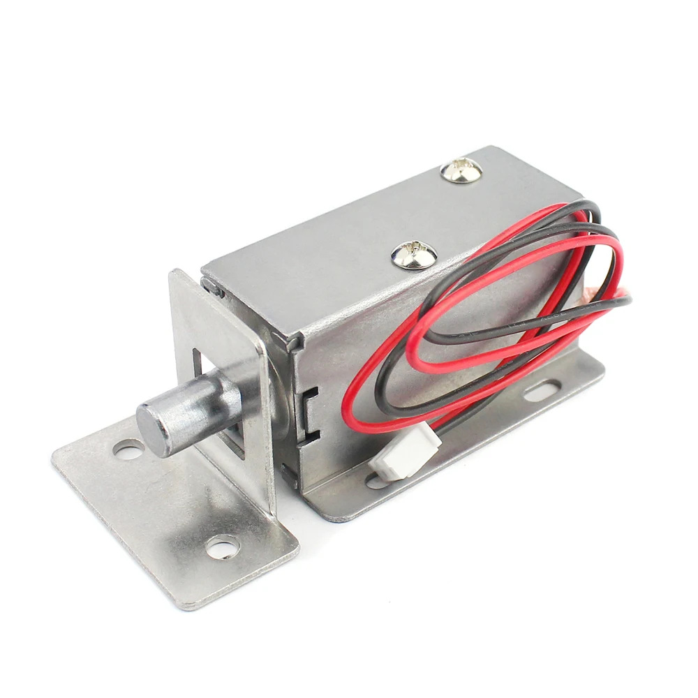 Небольшой электрический замок для шкафов электронный с болтом DC 12 В 2 А