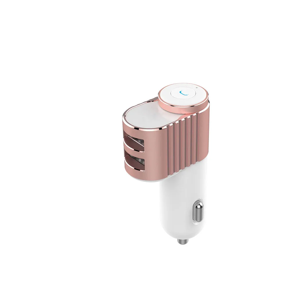 Mosunx Bluetooth V4.1 Беспроводная Автомобильная деловая гарнитура с двойным usb портом