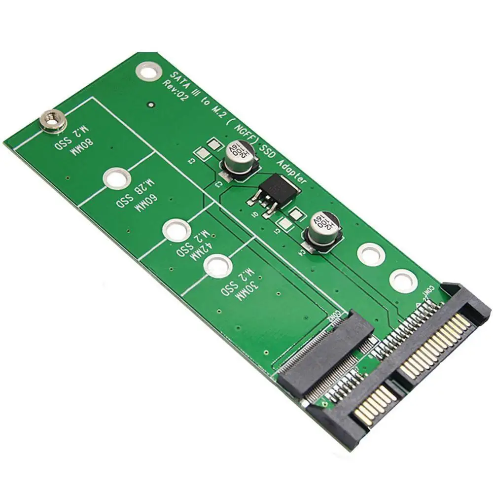 

M2 NGFF ssd SSD to SATA adapter card NGFF TO SATA2.5 adapter SATA3 B7U4