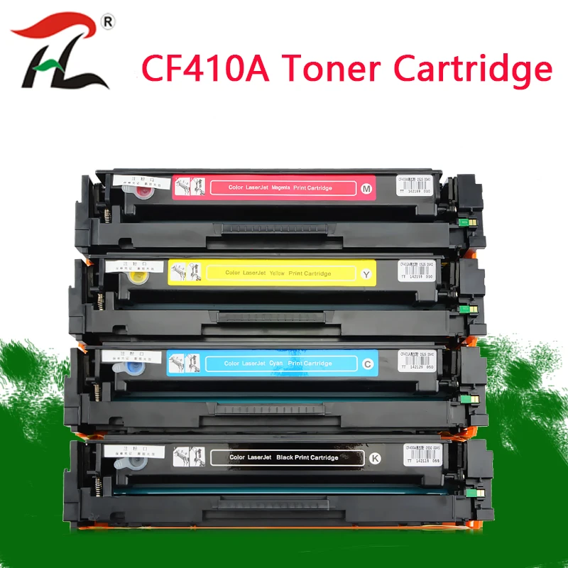 Совместимость для hp CF410A тонер картридж 410A CF410 CF411A CF412A CF413A Цвет LaserJet Pro