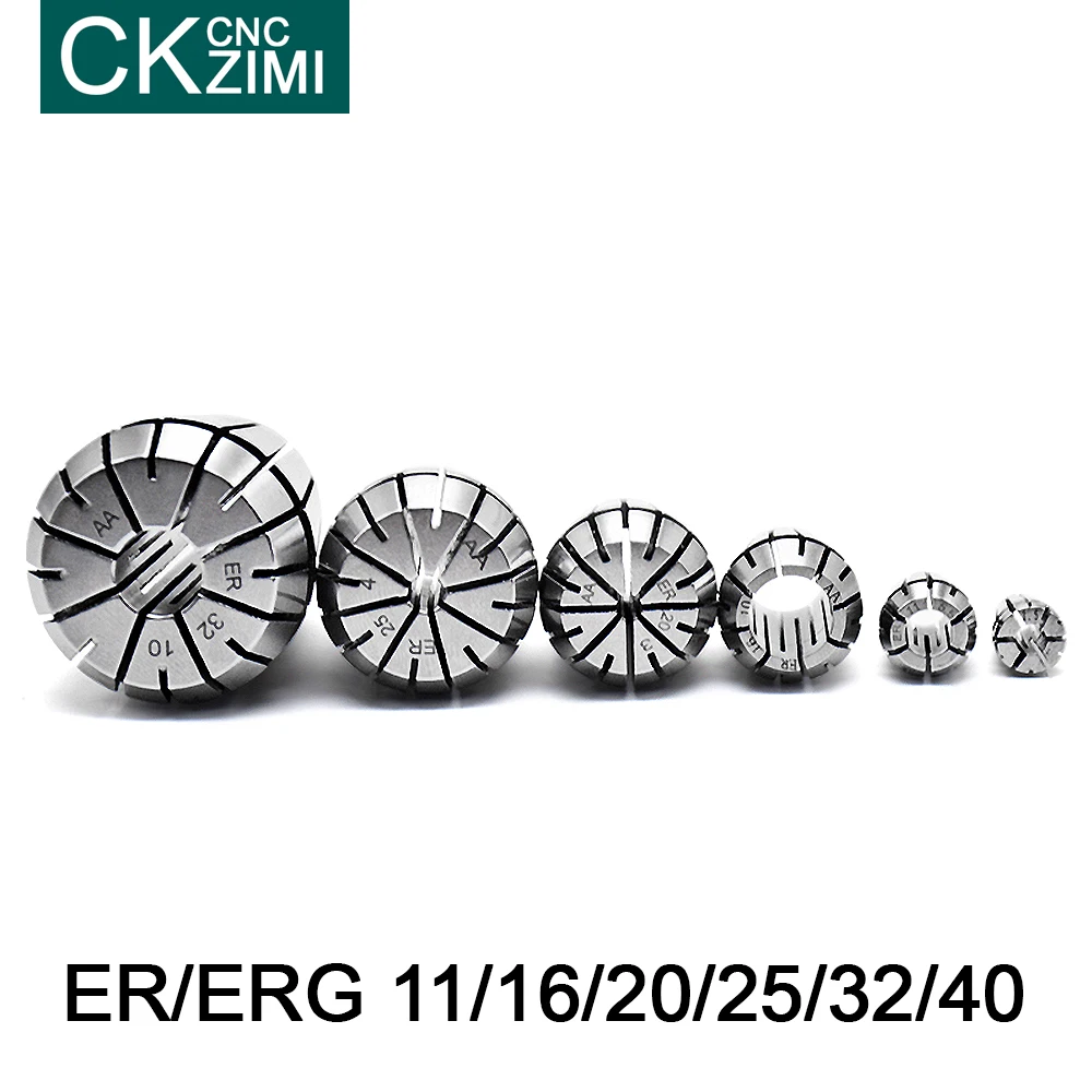 ER16 1-10 мм 1/8 1/4 прецизионный пружинный цанговый патрон для ЧПУ фрезерного