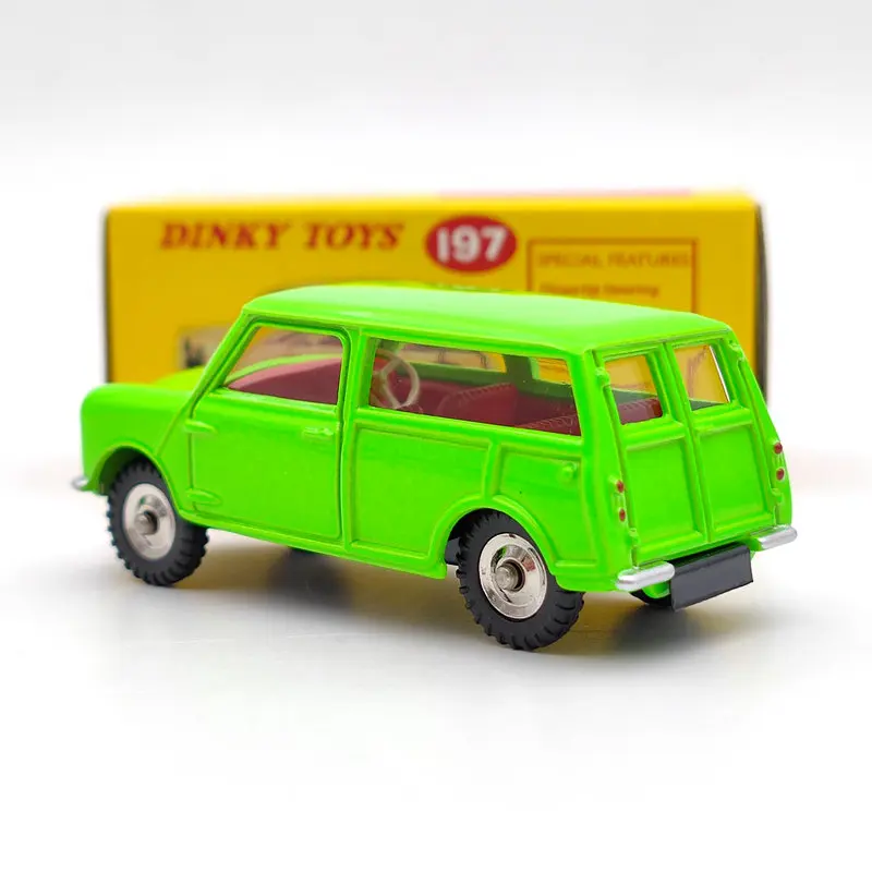 1:43 Atlas Dinky Toys 197 For Morris Mini Traveller Green Diecast Models Collection Auto Gift |