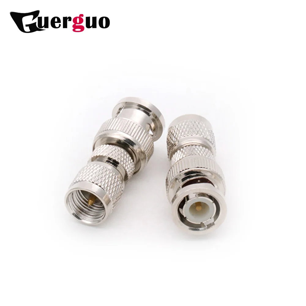 Macho para Bnc Reto de Cobre Macho para Mini Pces Mini Macho Adaptador Alta Qualidade Bnc rf Conversor r Conector 100 Uhf
