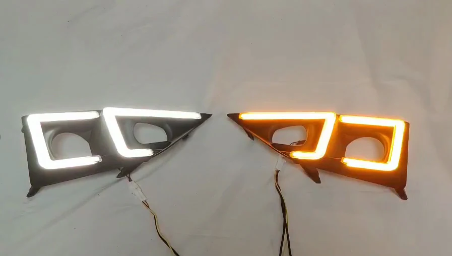 

RQXR светодиодные противотуманные фары светильник для ISUZU d-max с движущимися желтый сигнал поворота