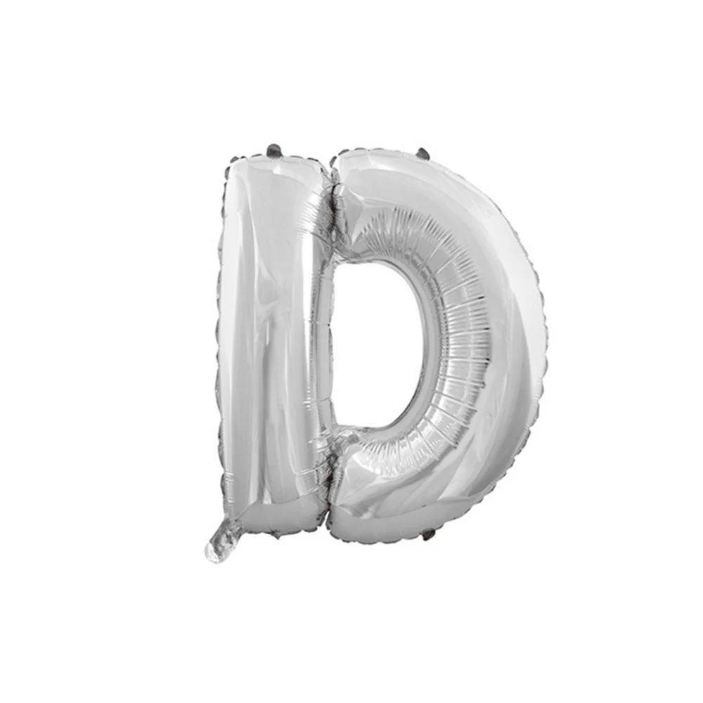 

40 Inch Silver Balloons Happy Birthday Balloons Letters Wedding Gold Party Decorations Accessories Foil Balloons Wholesale
