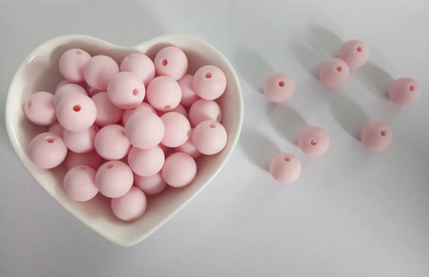 50 шт. Силиконовые бусы для прорезывания зубов малышей 12 мм Экологичное пищевое